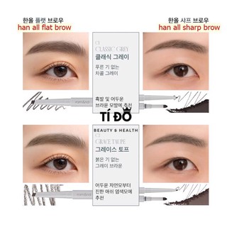 ROMAND - [TỔNG HỢP] Chì Kẻ Mày Han All FLAT/SHARP Brow