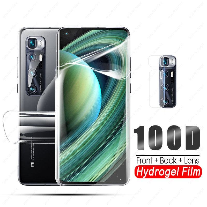 Miếng Dán Cường Lực Trước Sau 100d Cho Xiaomi Mi 10 Pro Ultra Mi10 Camera Mi Note 10 Lite 5g