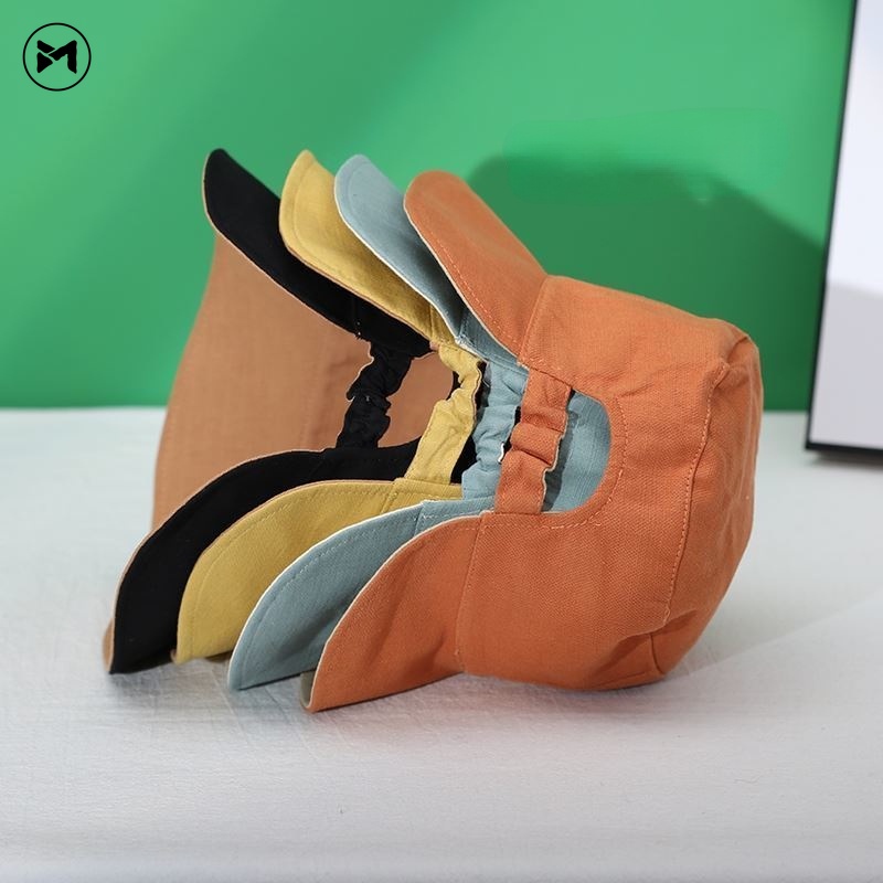 Nón Tai Bèo Hai Mặt Màu Trơn Chống Nắng Bảo Vệ Khỏi Tia UV