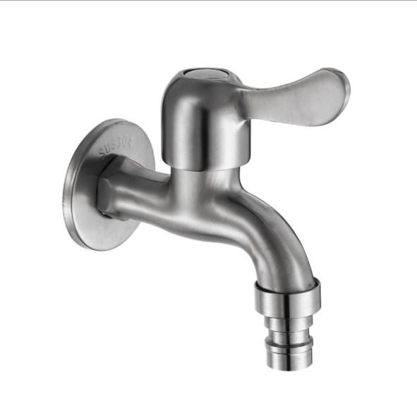 Vòi hồ đúc Inox SUS 304,vòi máy giặt và xả xô tưới cây