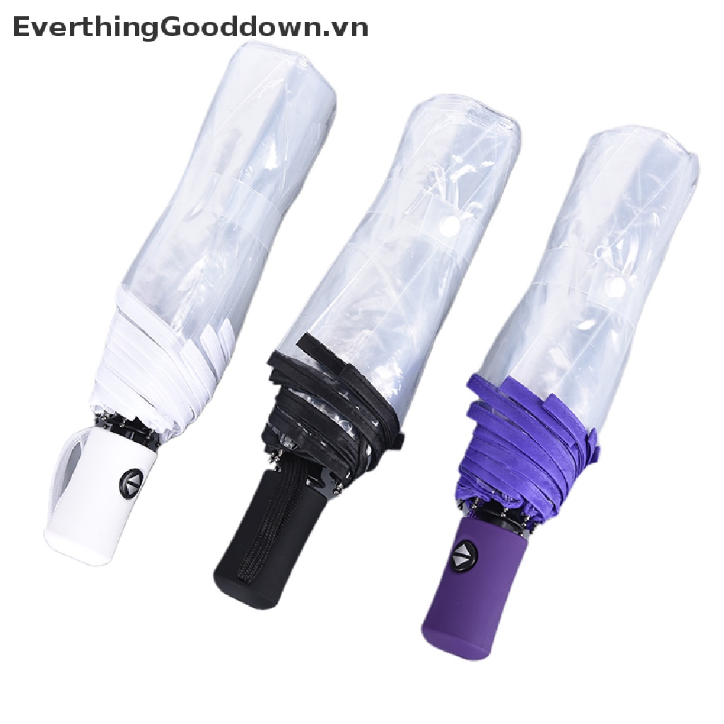 Everthinggood Dù Trong Suốt Đóng Mở Tự Động Chống Gió Nhỏ Gọn