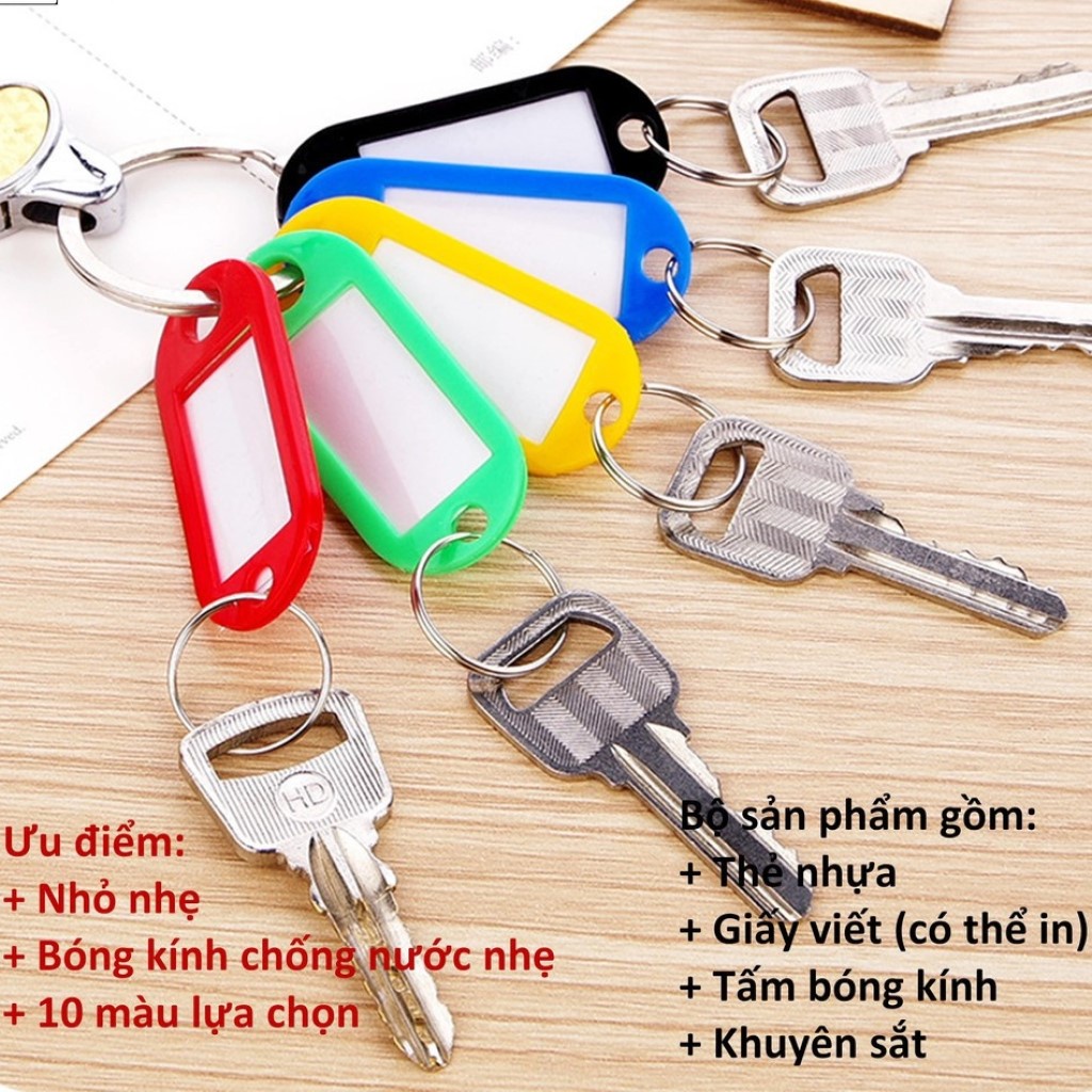 Móc khóa đãng trí cho các nàng hay quên [COMBO 02 cái] - TAG Vie Beaute