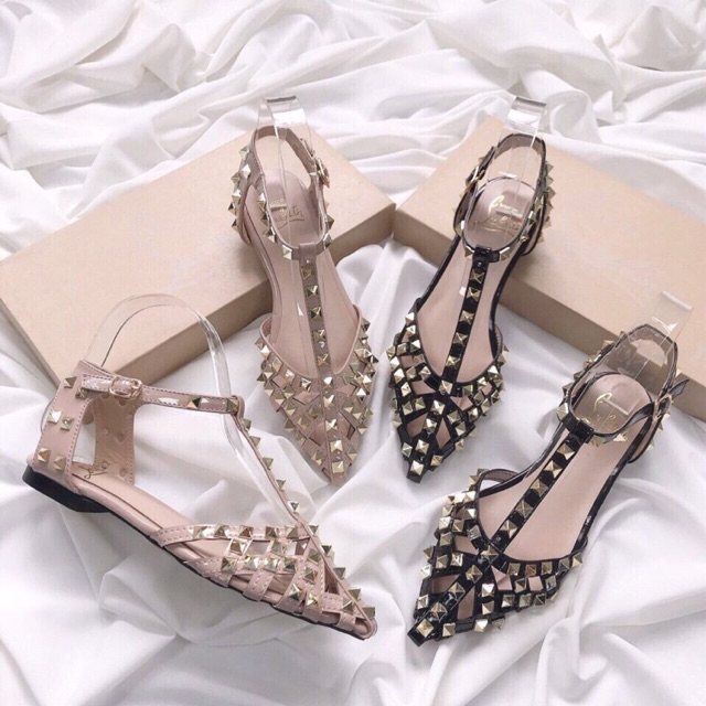 Dép bệt Louboutin Đinh, FULL BOX