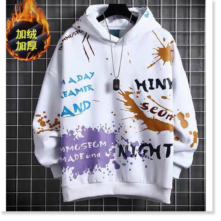 Áo khoác hoodies có mũ nam hoạ tiết cực chất rực rỡ phong cách mới 2021 KHÁNH AN STORE