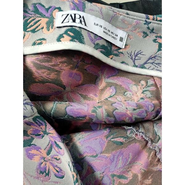 Set Đồ Zara hoa Tím sz S, new 99%
