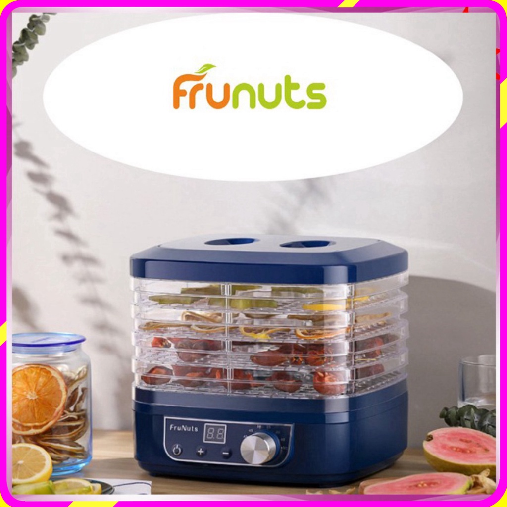 Máy sấy thực phẩm và trái cây Frunuts L-01D - Có 5 khay sấy riêng biệt - BẢO HÀNH CHÍNH HÃNG