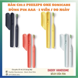 Bàn Chải Điện Philips One by Sonicare dùng pin AAA - Chính Hãng Mỹ / Canada