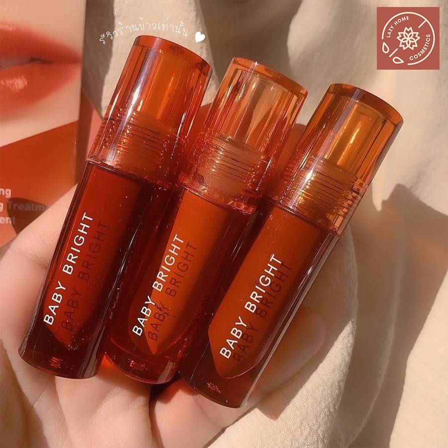 Son Tint Bóng Baby Bright Peach Glow Tint 2in1 Má - Môi Thái Lan | BigBuy360 - bigbuy360.vn