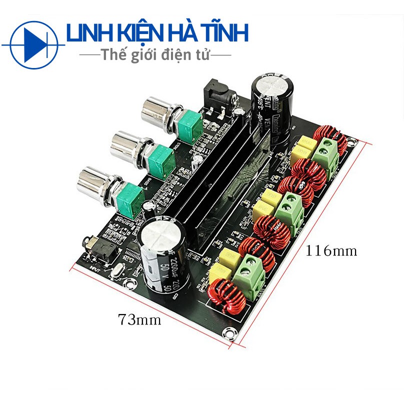 TPA3116D2 Mạch khuếch đại công suất lõi kép TPA3116D2 TPA3116 TDA3116D2 TDA3116 3116 Bluetooth 5.0 kênh 2.1 100W + 2x50W