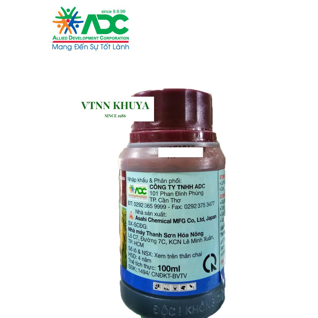 Thuốc kích thích tăng trưởng Atonik ADC 100ml Kích thích hạt giống nảy mầm và tăng trưởng