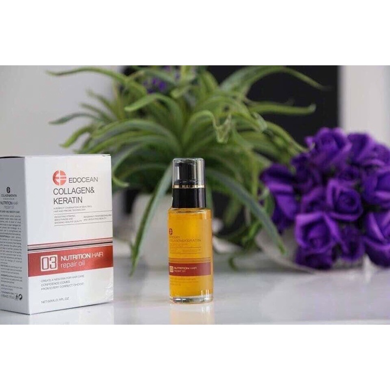 Serum Tinh Dầu Dưỡng Tóc hương nước hoa EDOCEAN Chính Hãng - Phục hồi Tóc, Làm tóc chắc khoẻ