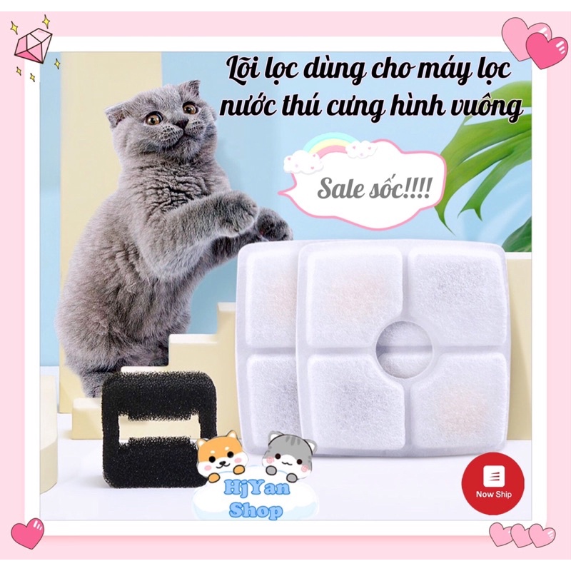 Sỉ lõi lọc thay thế dùng cho máy lọc nước tự động của thú cưng