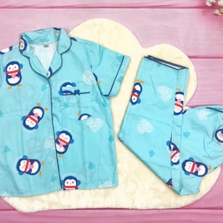 Bộ mặc nhà chất kate lụa