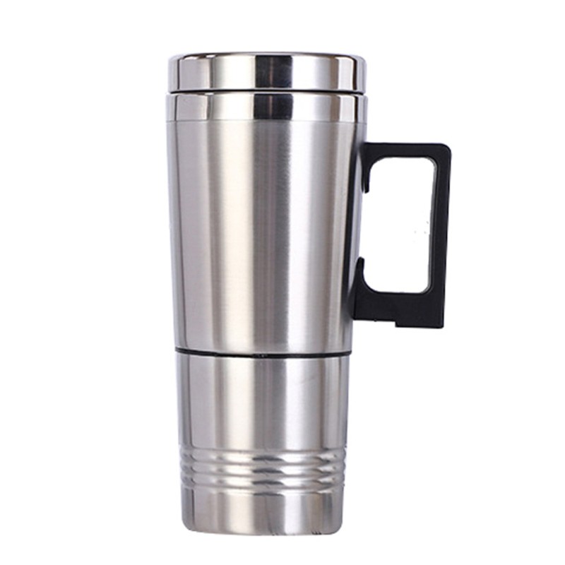 Bình đun nước điện 12/24V bằng thép không gỉ tiện lợi để dùng tại nhà/trên xe hơi khi đi du lịch ngoài trời