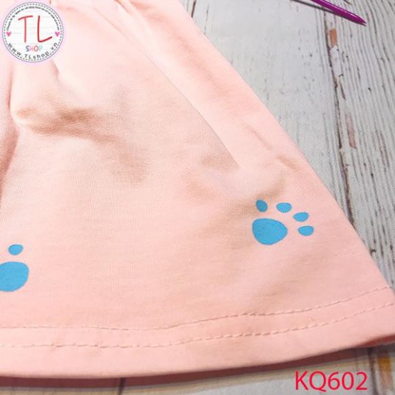 Thời Trang Trẻ Em - Đầm babydoll hình mèo đáng yêu – Quần Áo Bé Trai - Bộ Bé Trai - Quần Áo Bé Gái - Bộ Bé gái