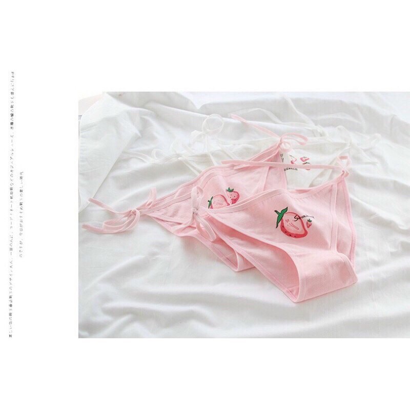 Quần lót nữ cotton buộc dây sườn sexy quyến rũ nhiều màu đẹp lạ