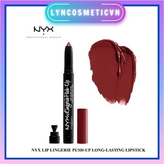 Son sáp Bút chì mịn môi NYX LIP LINGERIE PUSH-UP LONG-LASTING LIPSTICK - Jewel Queen