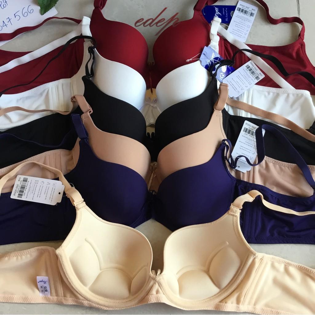 Áo ngực BoYa trơn có gọng mút kép mỏng dành cho người mập 003T