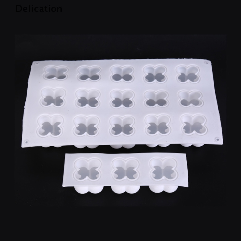 Khuôn Silicone Làm Sáp Đậu Nành Hình Khối Lập Phương Mini DIY