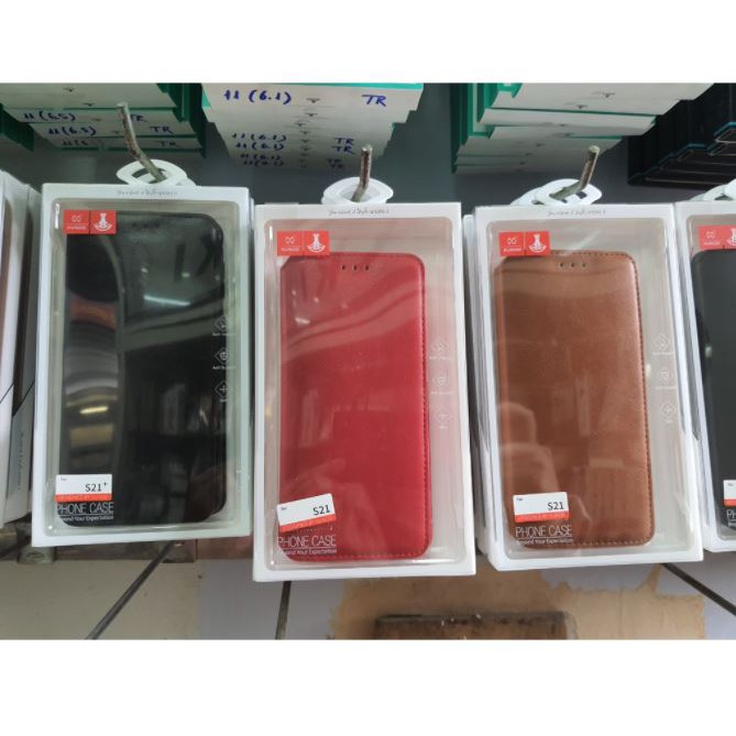 Bao da điện thoại nắp gập kiêm ví đựng thẻ Xundd dành cho Samsung S21, S21 Plus, S21 Ultra