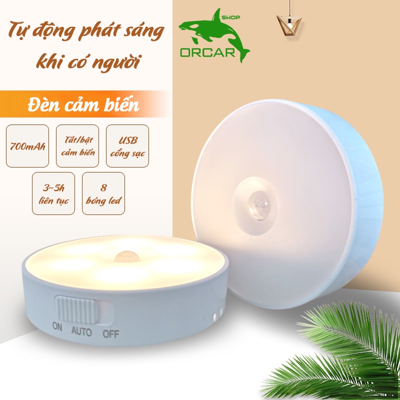 Đèn cảm ứng ⚡Bản Nâng Cấp ⚡ cảm biến hồng ngoại tự động phát sáng khi có người
