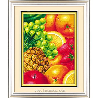 Tranh Thêu Chữ Thập (THÊU TOÀN BỘ) Ngũ Quả 36531 (KHÁCH TỰ THÊU) KT:52X67CM