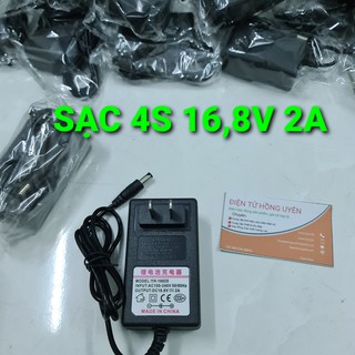 Sạc 4S 16,8V 2A (Sạc cực nhanh). Sạc pin Lithium ion 4S (4 cell pin 3,2v - 4,2v nối tiếp). Dòng sạc ổn định, có đèn báo