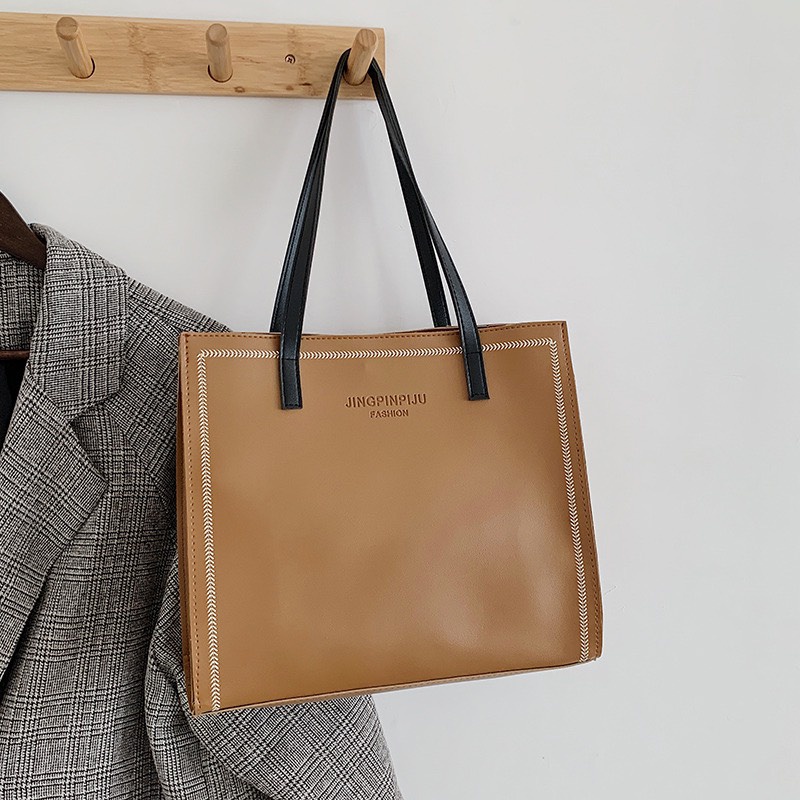 Túi Xách Nữ, Túi Kẹp Nách Nắp Chéo, Hai 2 Dây Đeo Phong Cách Hàn Quốc