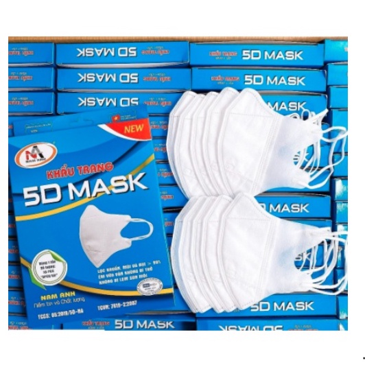 [NowShip] Khẩu trang y tế kháng khuẩn FAMAPRO 5D MASK 3 lớp