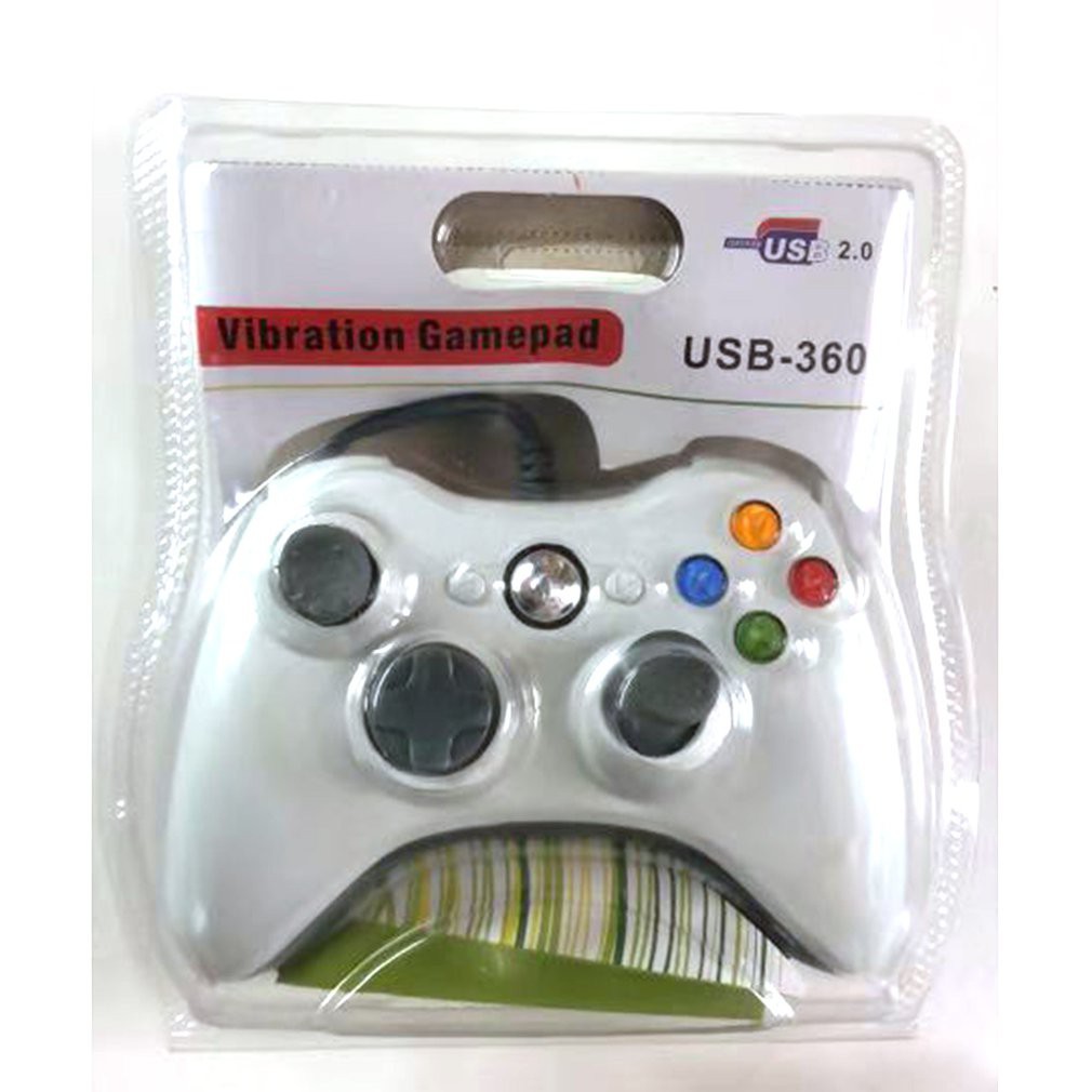 Tay Cầm Chơi Game Có Dây Usb Chất Lượng Cao Cho Microsoft Xbox 360 / Pc Windows