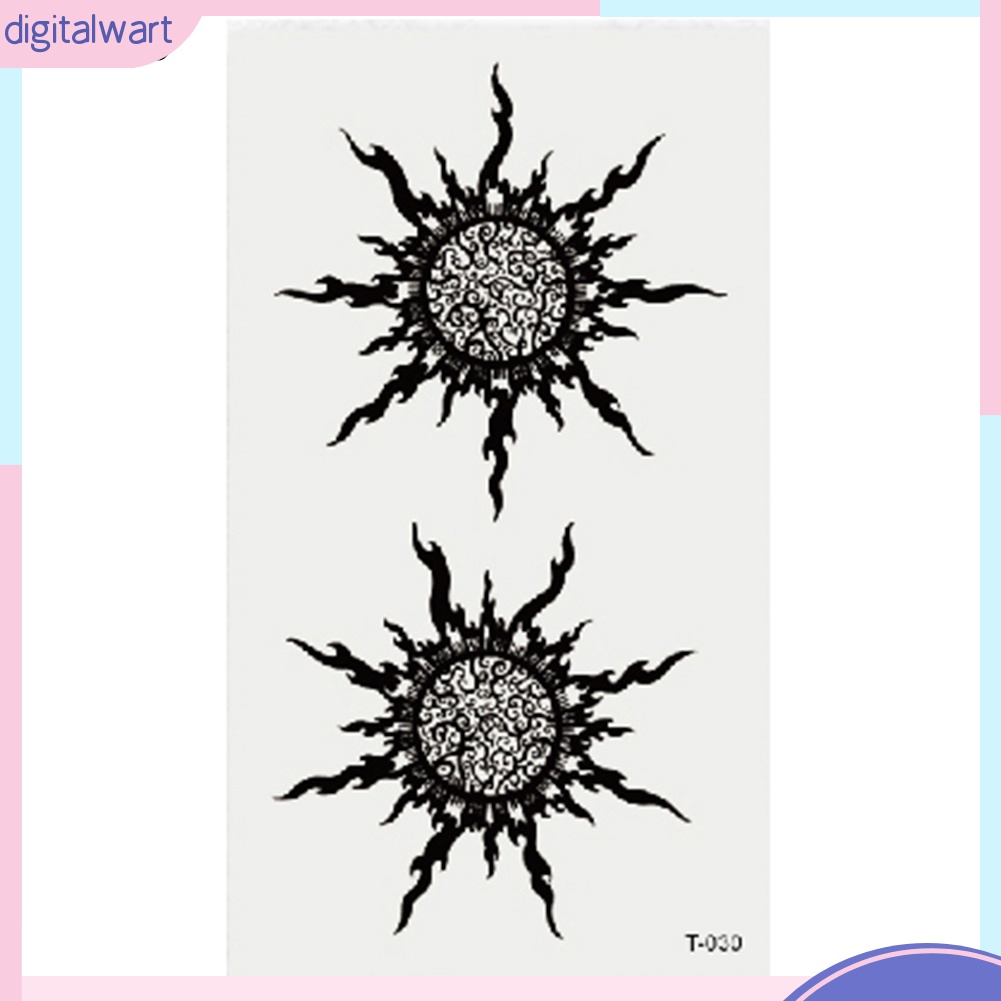 Hình xăm dán họa tiết hoa động vật chống thấm nước