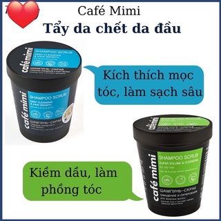 Tẩy da chết da đầu Cafe Mimi Shampoo Scrub