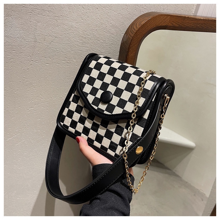 EnviroSax  Túi Đeo Chéo Nhỏ Hình Vuông Thời Trang Thu Đông 2022 Phong Cách Retro Cho Nữ CYR687