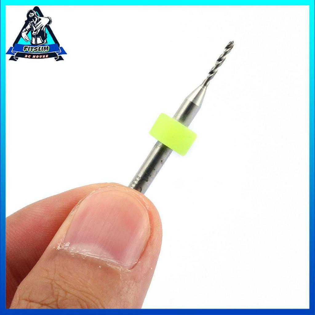 Bộ 10 cái mũi khoan bảng mạch PCB 0.3 - 1.2mm bằng hợp kim cứng