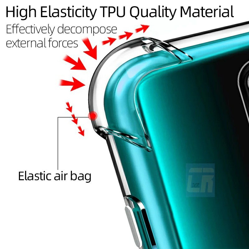 Ốp lưng Redmi 9 / Redmi 10 / Redmi 12 dẻo trong lồi 4 góc chống sốc cao cấp lâu ố vàng