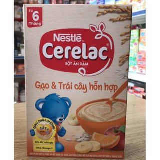 Bột Cerelac Gạo và Trái cây hỗn hợp 6-24 tháng 200g