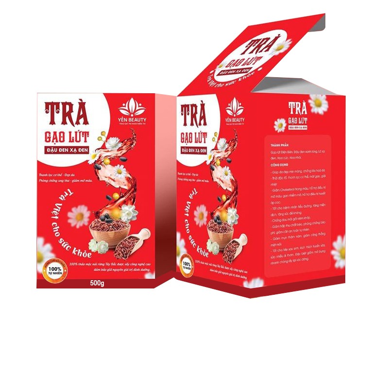 ❤️ Trà Gạo Lứt Xạ Đen Đậu Đen( Hũ 500g) ❤️ | BigBuy360 - bigbuy360.vn