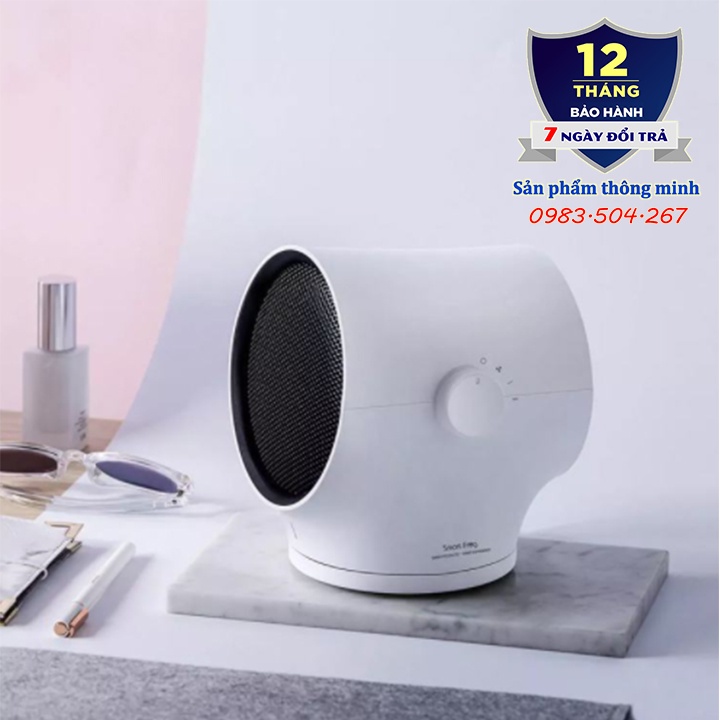 Máy sưởi - Quạt sưởi mini Xiaomi Smart Frog Treetop PTC KW-CH200 để bàn nhỏ gọn an toàn tích hợp nhiều tính năng