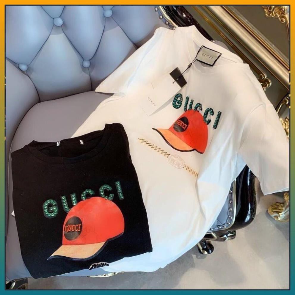 [FREE SHIP] Áo Phông Nữ, Áo Thun Nữ Hình Mũ, Hình Gấu Siêu Xinh Freesize  100% Cotton Hàng Qc Full Túi Zip | BigBuy360 - bigbuy360.vn