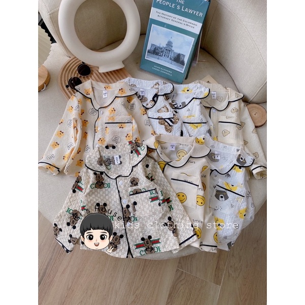 ❤️ Bộ Pizamas xốp mus cho bé trai bé gái 8-20kg ❤️