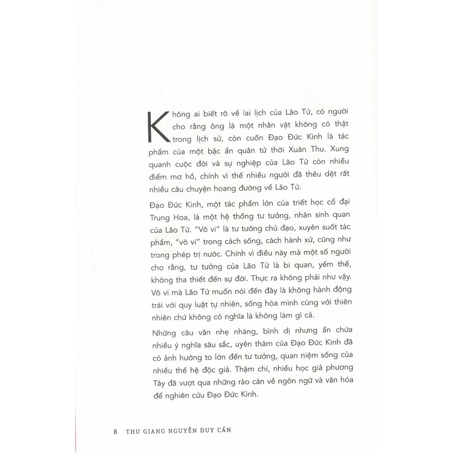 Sách - Lão Tử Tinh Hoa - Lão Tử Đạo Đức Kinh (Bìa Cứng)
