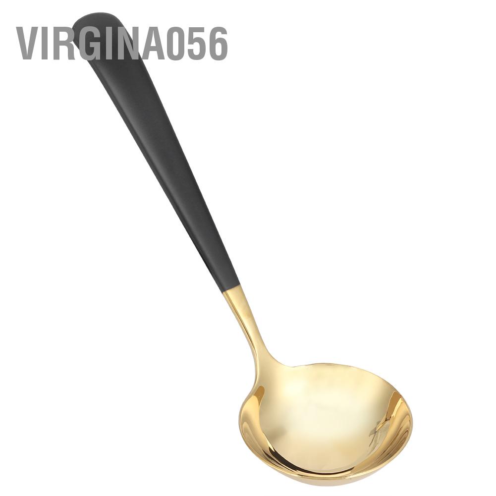 Muỗng súp tròn bằng thép không gỉ 304 tiện lợi cho nhà bếp gia đình