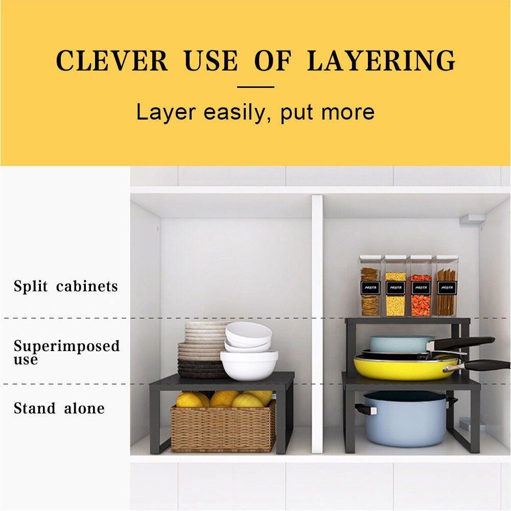 Kệ Kim Loại Đựng Lọ Gia Vị Để Bàn Tiết Kiệm Không Gian Cho Nhà Bếp