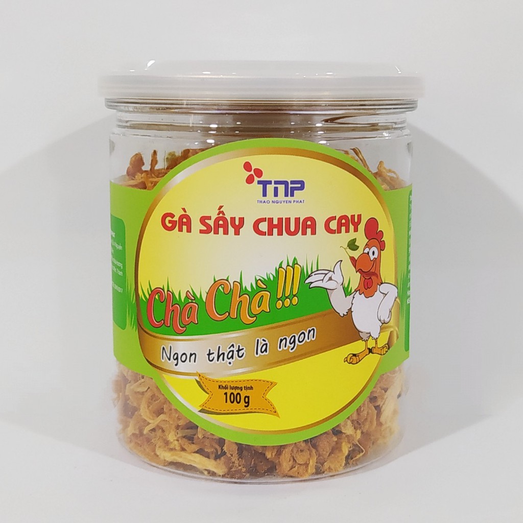 GÀ SẤY CHUA CAY CHÀ CHÀ THẢO NGUYÊN PHÁT (TNP) - Hàng công ty chính hãng. Khô gà sạch, cam kết chất lượng