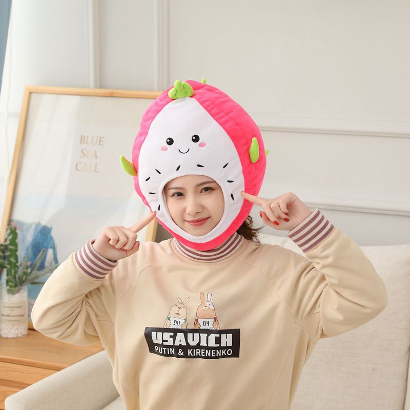 Mũ nhồi bông hình trái cây dễ thương cho bé