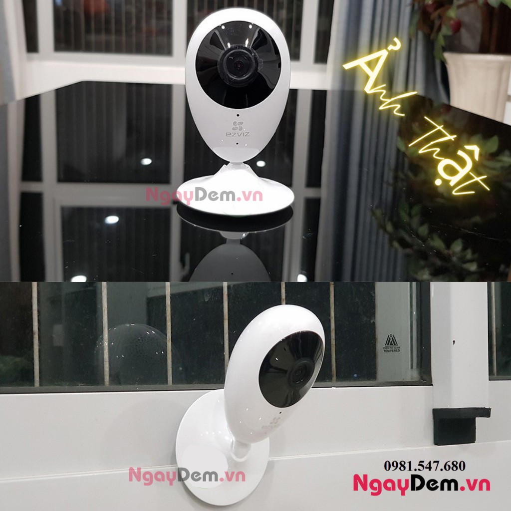 Camera Wi-Fi 1MP EZVIZ CV206 C2C HD 720P Góc Quay Rộng - Hàng chính hãng bảo hành 24 tháng