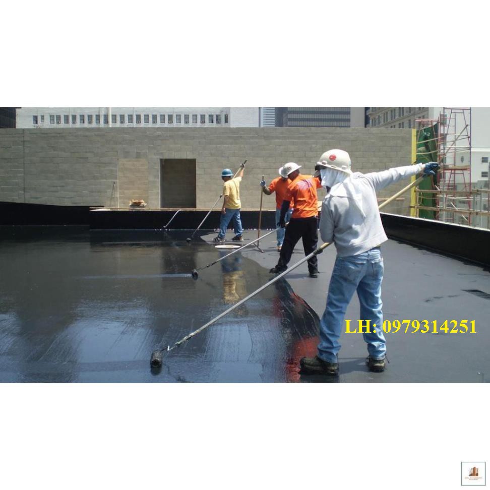 Sika proof membrane 18kg - Chống thấm gốc Bitum. chống thấm mái tum, ban công, nhà vệ sinh, bể phốt.