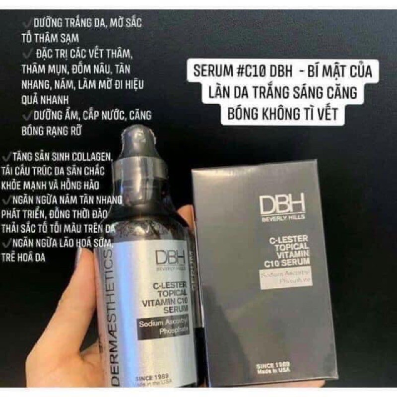 Tinh chất chống lão hoá mờ thâm mụn nám tàn nhang serum C10 C20 DBH