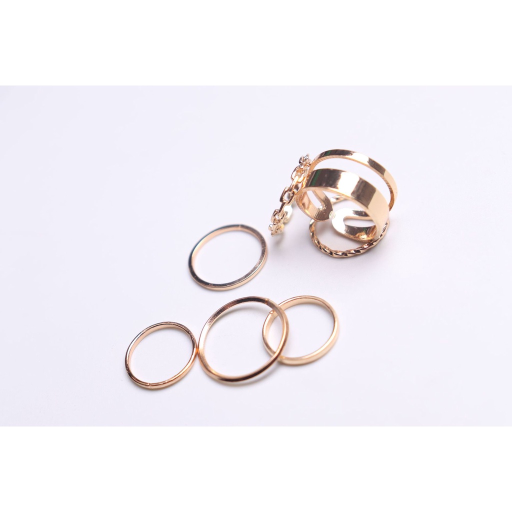 Nhẫn Nữ, Nhẫn Thời Trang Nữ, Hình Hoa Lá Đính Đá Sang Trọng, Phụ Kiện Thời Trang Nữ