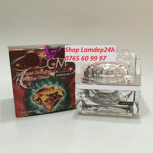 Kem dưỡng trắng da chống lão hóa CM Collagen Diamond 7 IN 1
